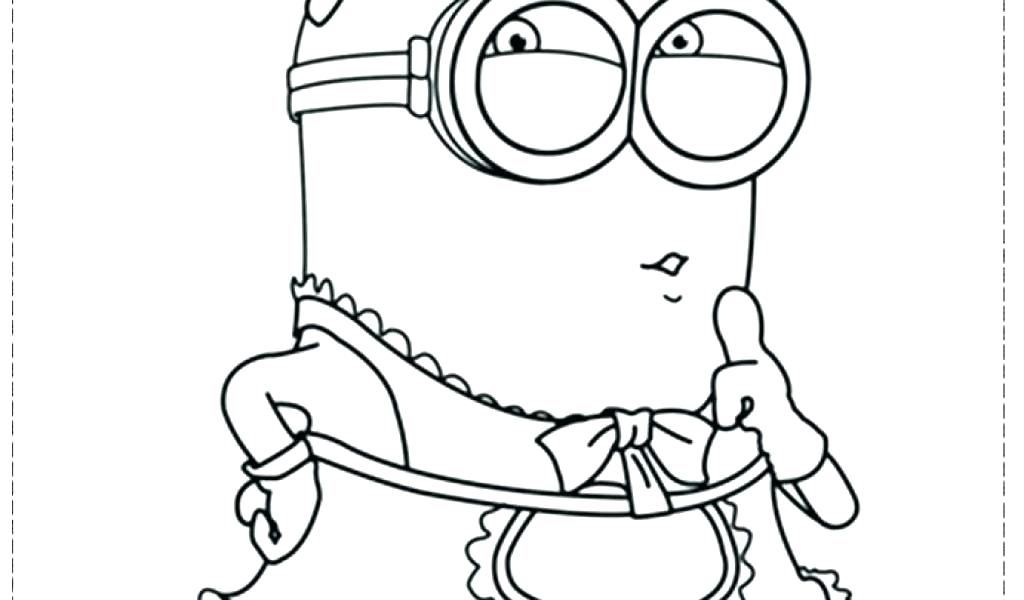 1024x600 coloring pages for kids disney princesses flowers and hearts - Minion Drawing For Kids