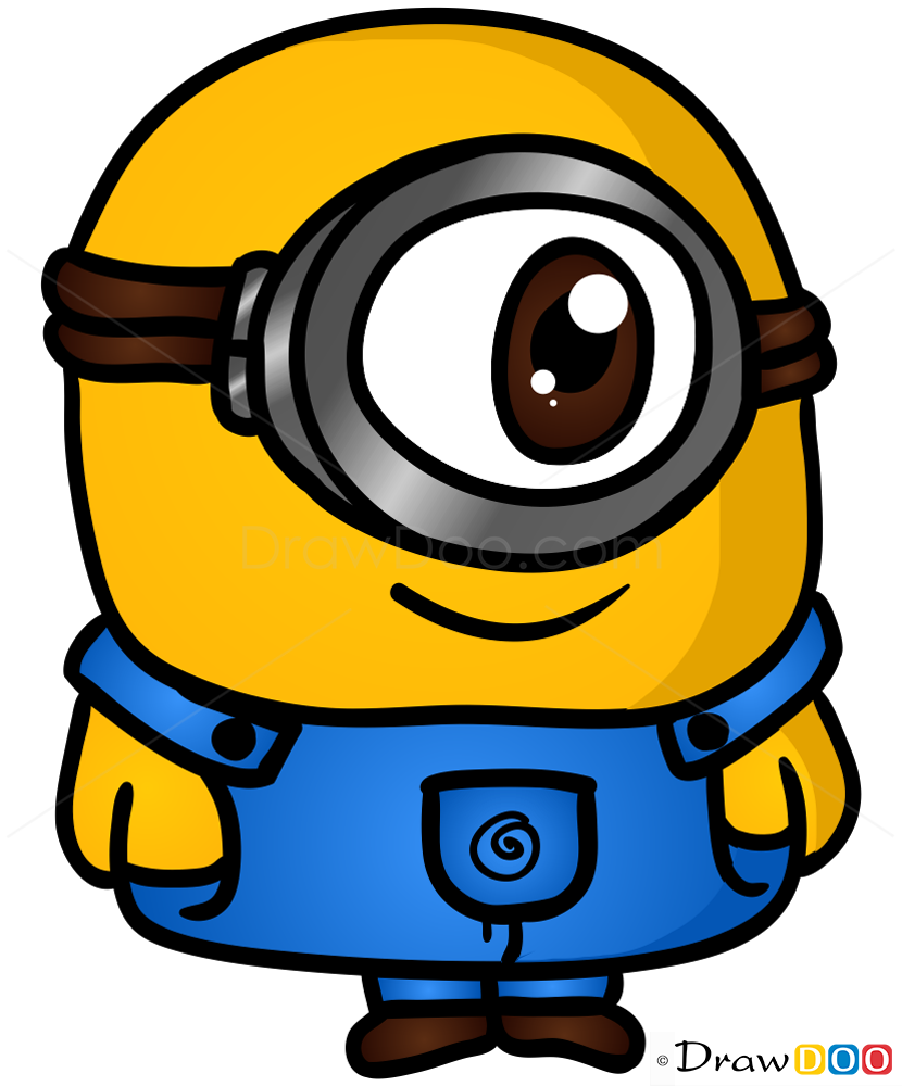 830x1000 How To Draw Minion, Chibi - Minion Drawing Games