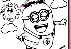 235x164 Minions Coloring Book Games Coloring Pages - Minion Drawing Games