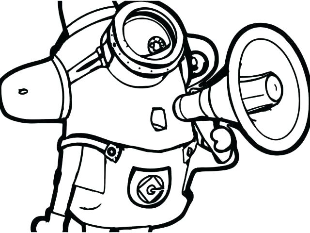 640x480 coloring pages for teens to print adults pokemon of minions free - Minion Drawing Games