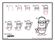 236x182 How To Draw A Car Kids Activities In Drawings, Doodle - Minion Drawing Step By Step
