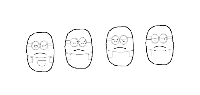 640x304 How To Draw A Minion Easy Drawing Tutorials Coloring Download - Minion Easy Drawing