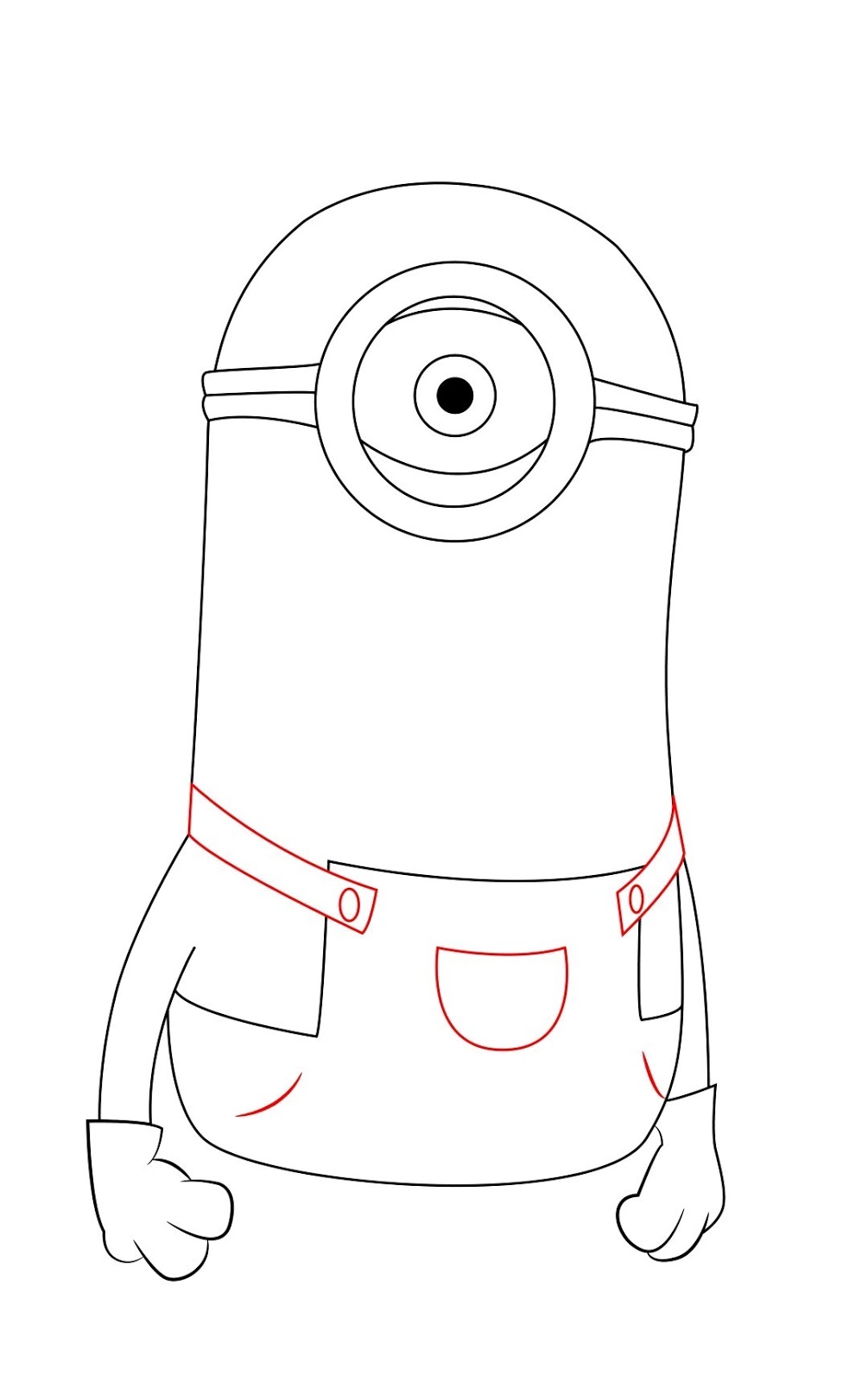 Minion Easy Drawing at PaintingValley.com | Explore collection of ...