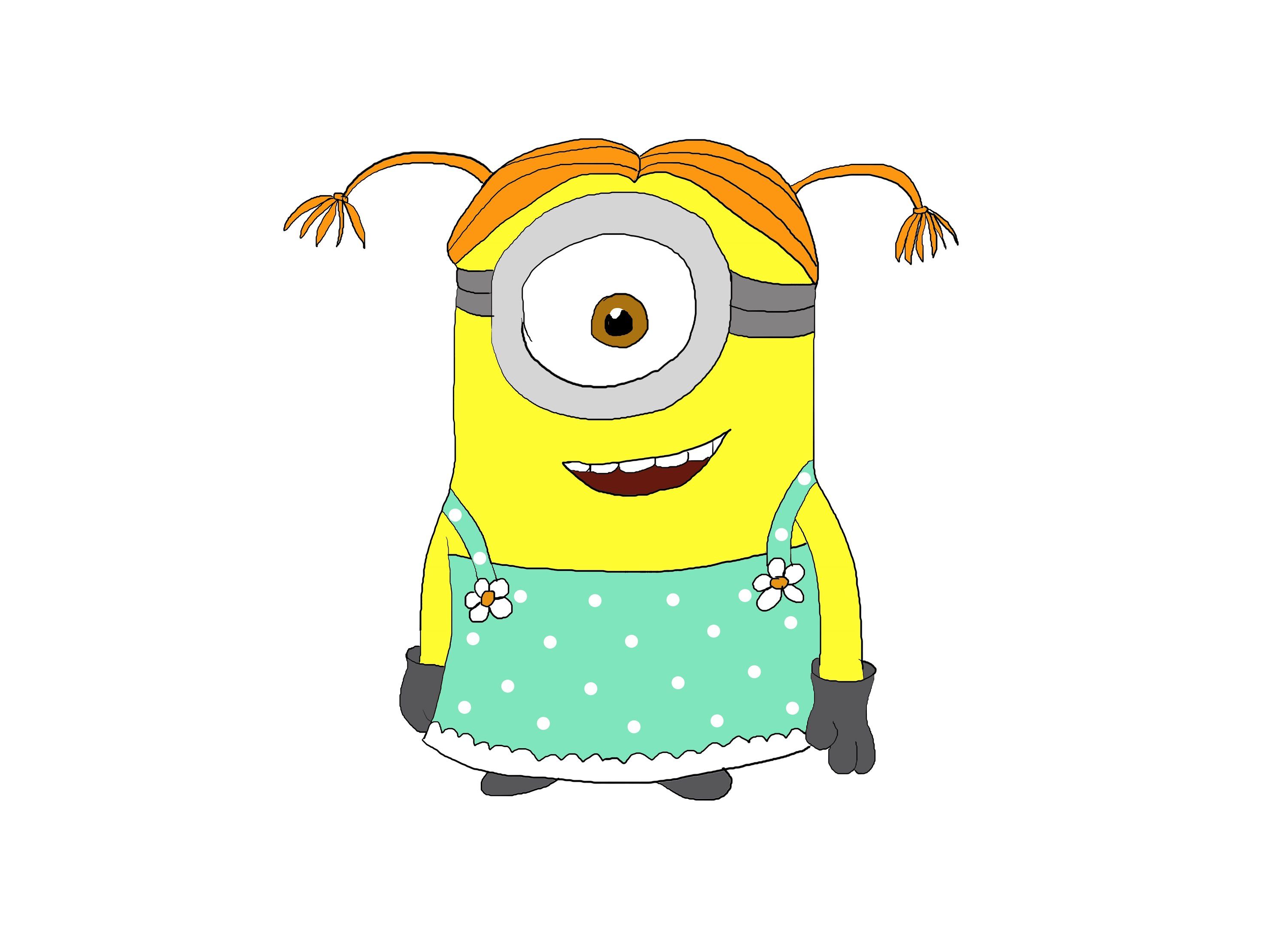 3000x2191 Minion Easy Drawing Archives - Minion Easy Drawing