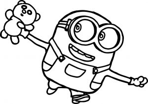 300x211 coloring pages despicable me frais minion girl drawing - Minion Girl Drawing