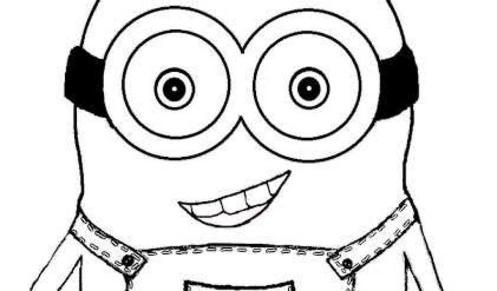 1024x600 despicable me coloring pages unique free minion coloring pages - Minion Girl Drawing