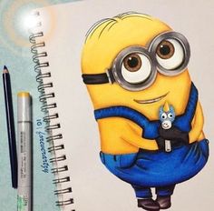 236x232 Best Minion Drawing Images Minion Drawing, Kid Drawings - Minions Drawing Banana