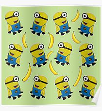 210x230 minion banana drawing posters redbubble - Minions Drawing Banana