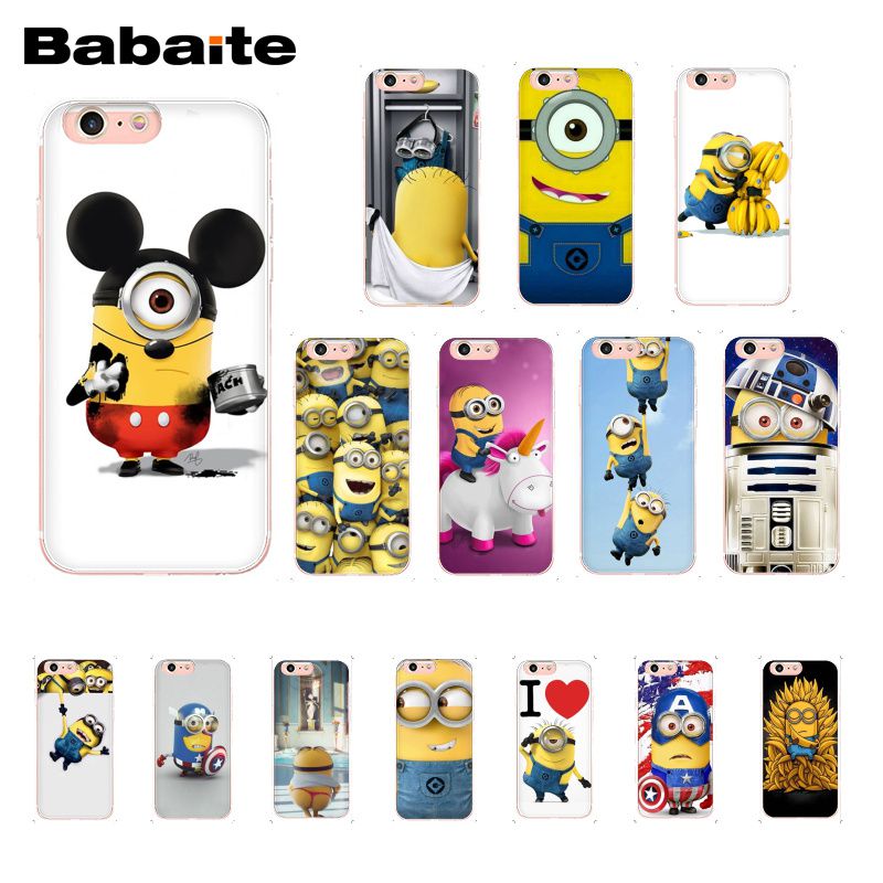 800x800 babaite cute minion banana yellow man diy printing drawing phone - Minions Drawing Banana