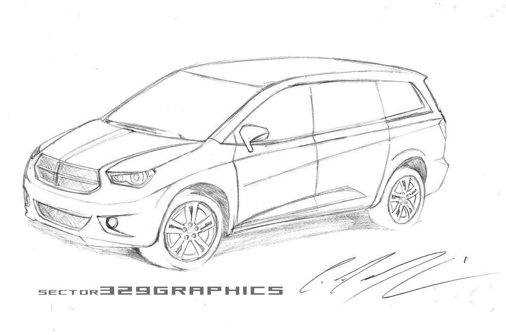 1000x662 Minivan Minivan Drawing - Minivan Drawing