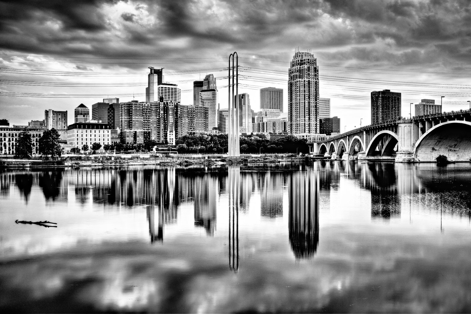 1500x999 Similiar Minneapolis Black And White Photography Keywords - Minneapolis Skyline Drawing