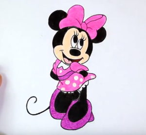 Minnie Mouse Cartoon Drawing at PaintingValley.com | Explore collection ...