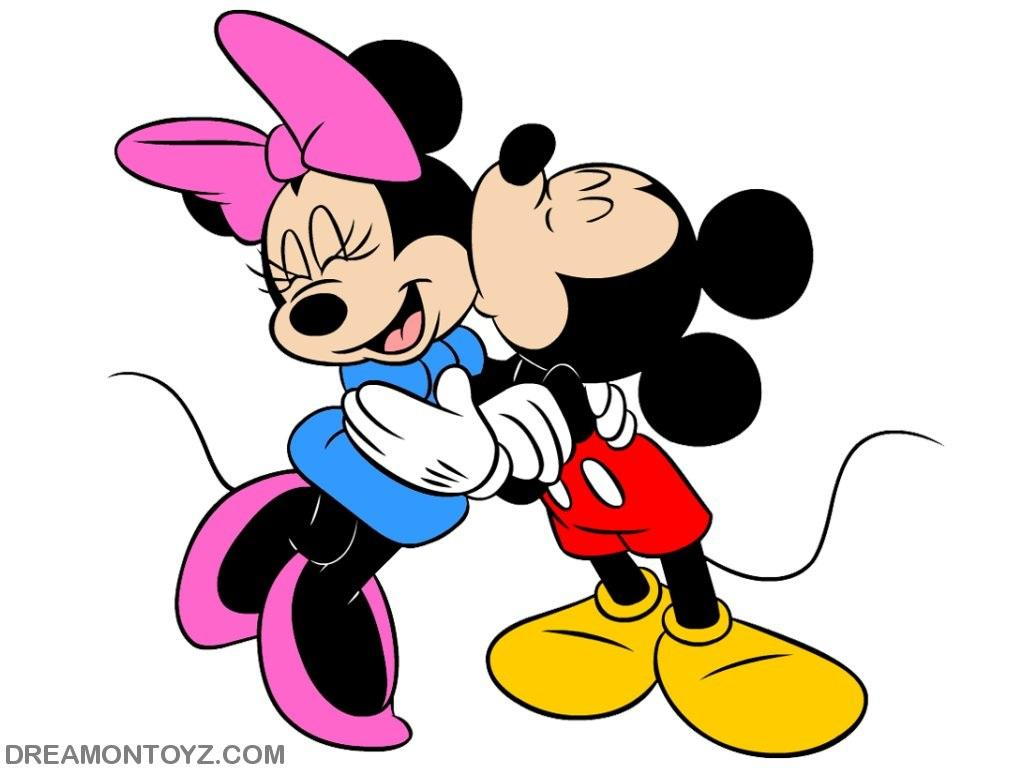 1024x768 mickey and minnie mouse kissing drawing minnie mouse cartoon - Minnie Mouse Cartoon Drawing