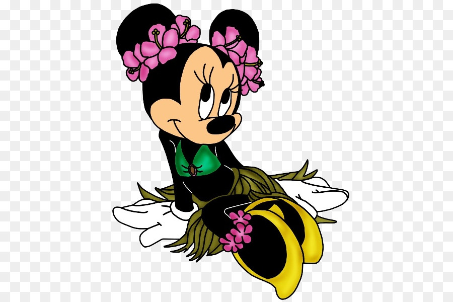 900x600 Cartoon, Drawing, Flower, Transparent Png Image Clipart Free - Minnie Mouse Cartoon Drawing