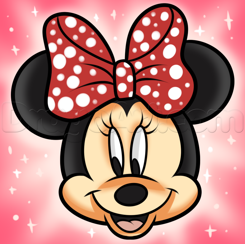 786x784 How To Draw Minnie Mouse Easy, Step - Minnie Mouse Drawing