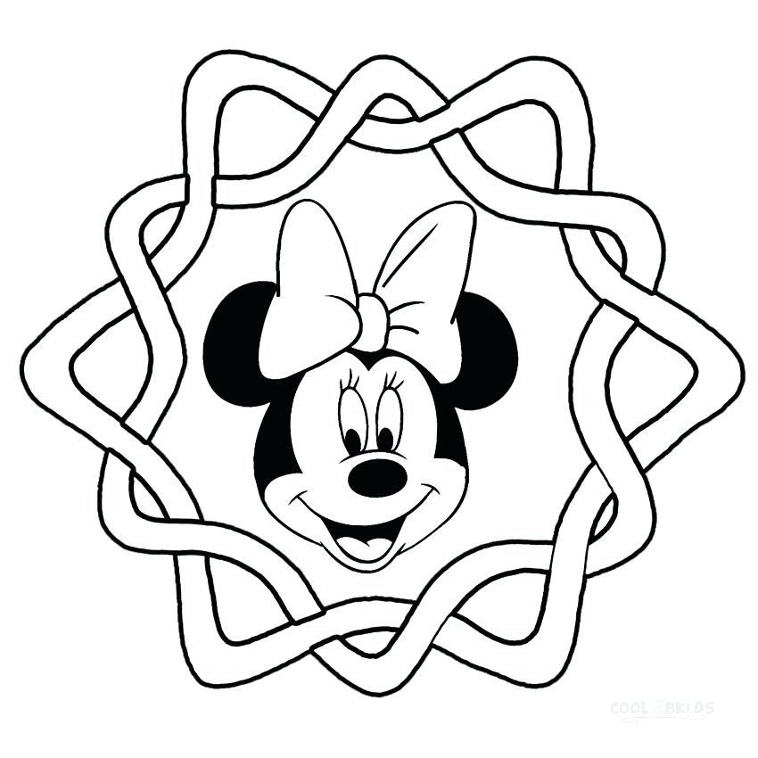 850x850 Minnie Mouse Drawing Step - Minnie Mouse Drawing