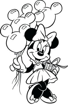 236x371 Minnie Mouse Printable Coloring Sheet Ellie Kate's Birthday - Minnie Mouse Drawing Pages