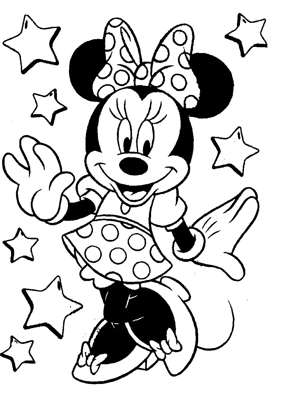 975x1323 Designs Minnie Mouse Coloring Pages - Minnie Mouse Drawing Pages