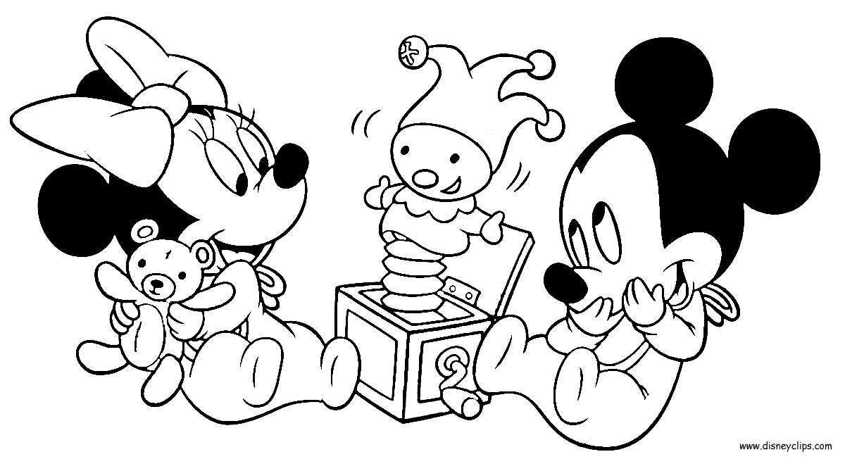 Mickey And Minnie Mouse Coloring Pages Coloring And Drawing