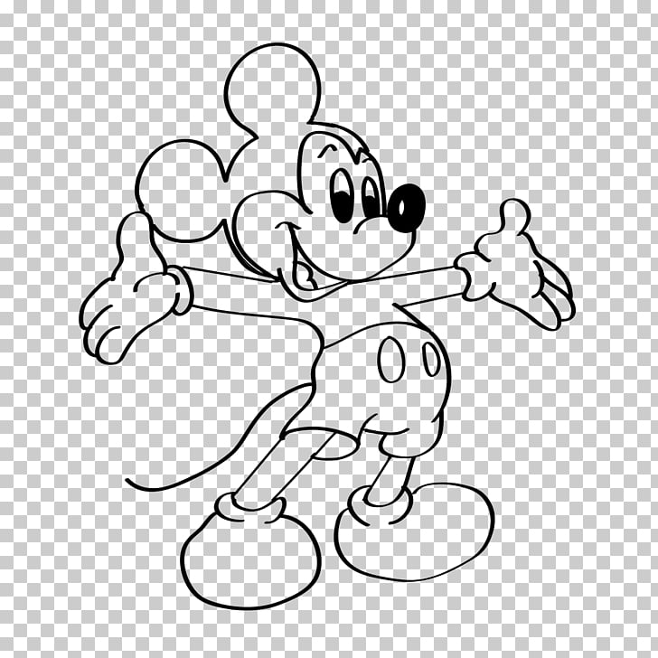 728x728 line art mickey mouse minnie mouse drawing cartoon, mickey mouse - Minnie Mouse Drawing Pictures