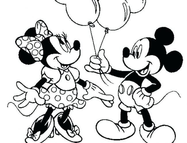 651x500 Mickey And Minnie Mouse Drawing Beauteous Love Coloring Pages - Minnie Mouse Drawing Pictures