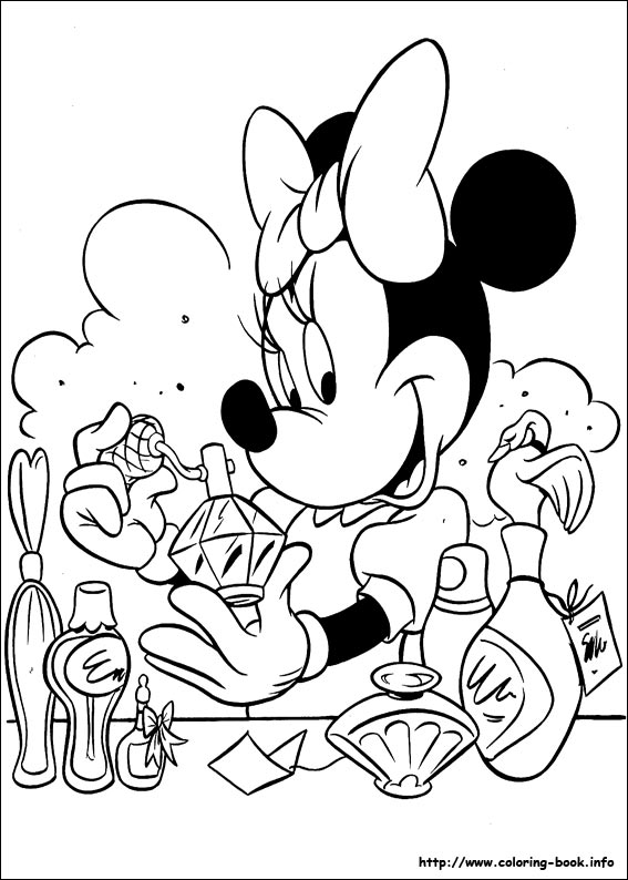 567x794 Minnie Mouse Coloring Pages On Coloring - Minnie Mouse Drawing Pictures