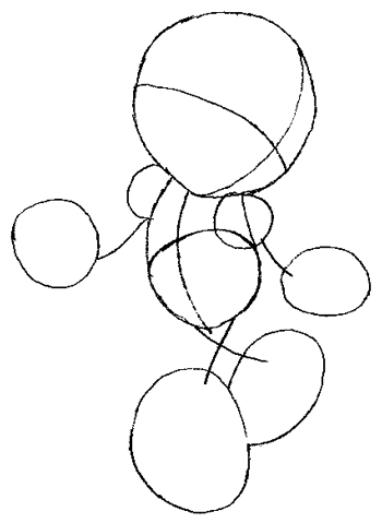 350x479 How To Draw Minnie Mouse With Simple Step - Minnie Mouse Drawing Step By Step