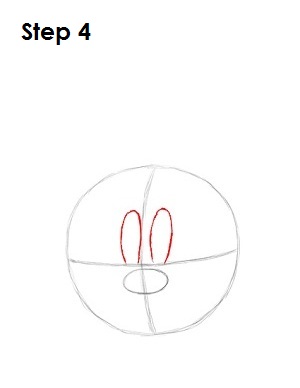 300x388 How To Draw Minnie Mouse - Minnie Mouse Drawing Step By Step