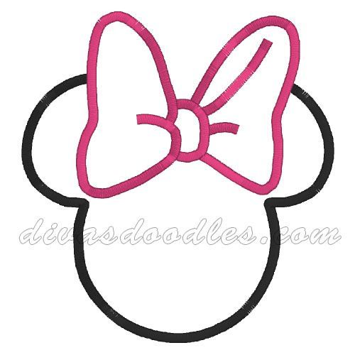 Minnie Mouse Ears Drawing at PaintingValley.com | Explore collection of ...