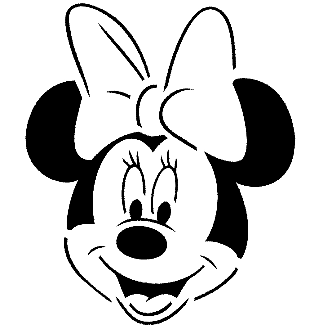 1000x1076 minnie mouse face drawing minnie mouse face colouring pages - Minnie Mouse Face Drawing