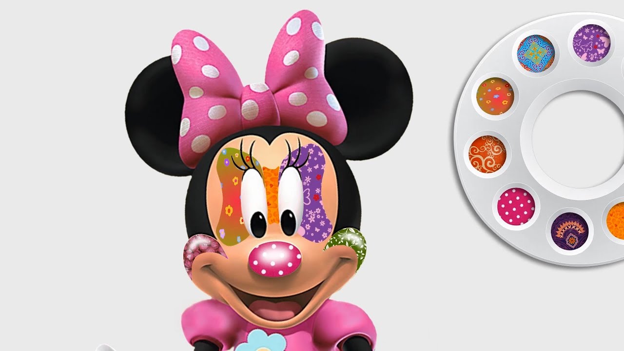 1280x720 Drawing Disney Minnie Mouse Face Painting Coloring Pages - Minnie Mouse Face Drawing