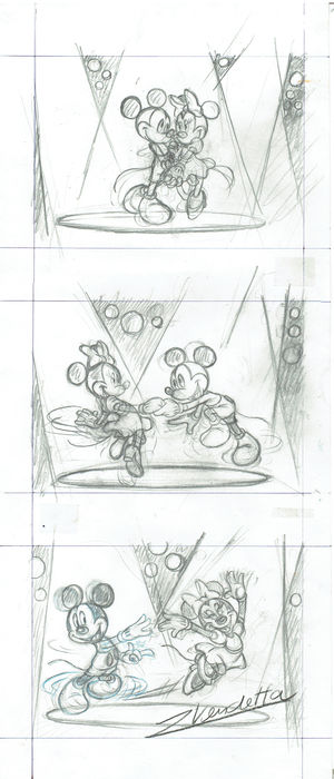 300x700 Disney - Minnie Mouse Pencil Drawing
