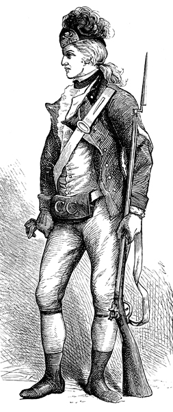 253x600 Minutemen - Minuteman Drawing