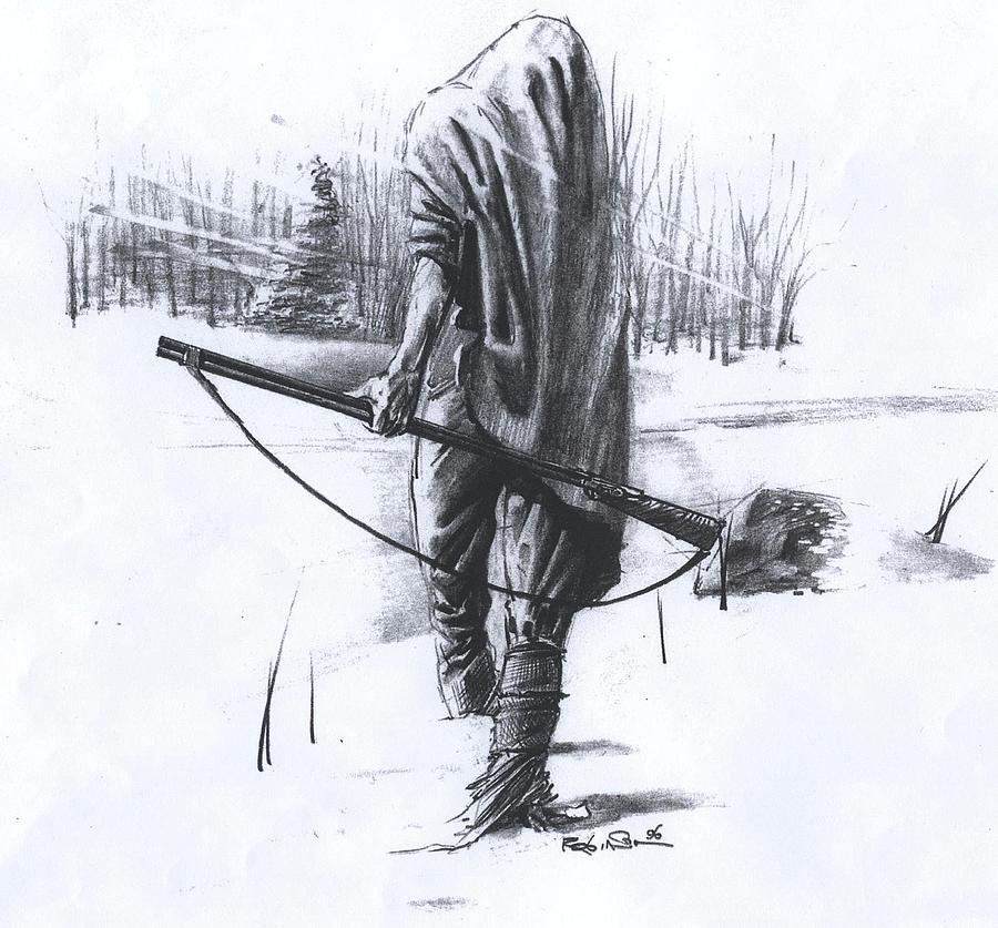 900x837 The Minuteman Drawing - Minuteman Drawing