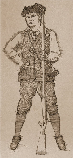 Minuteman Drawing at PaintingValley.com | Explore collection of ...