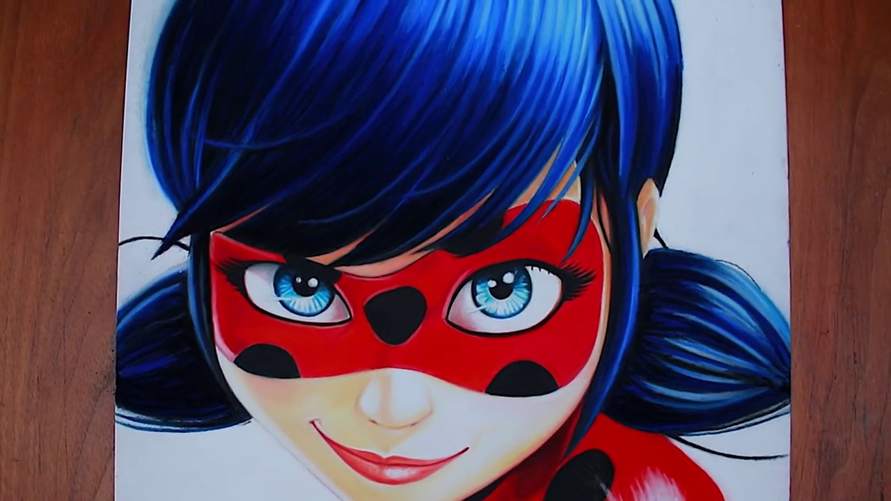 Miraculous Ladybug Drawing at PaintingValley.com | Explore collection