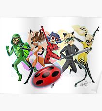 210x230 miraculous ladybug drawing posters redbubble - Miraculous Ladybug Drawing