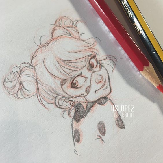 564x564 cute drawing uploaded - Miraculous Ladybug Drawing