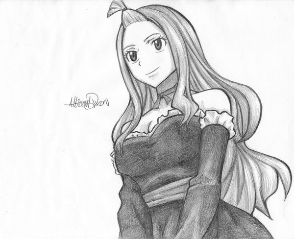 600x488 mirajane cute drawing fairy tail drawing, fairy tail, chara - Mirajane Drawing