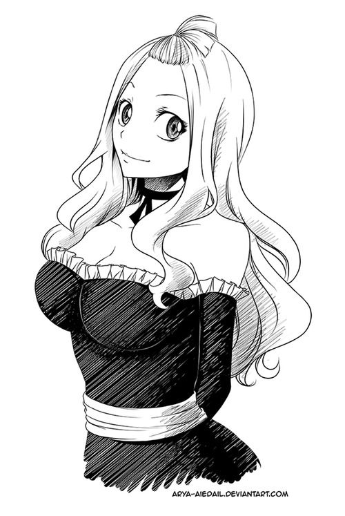 500x747 mirajane strauss animation, anime, manga, and more mirajane - Mirajane Drawing