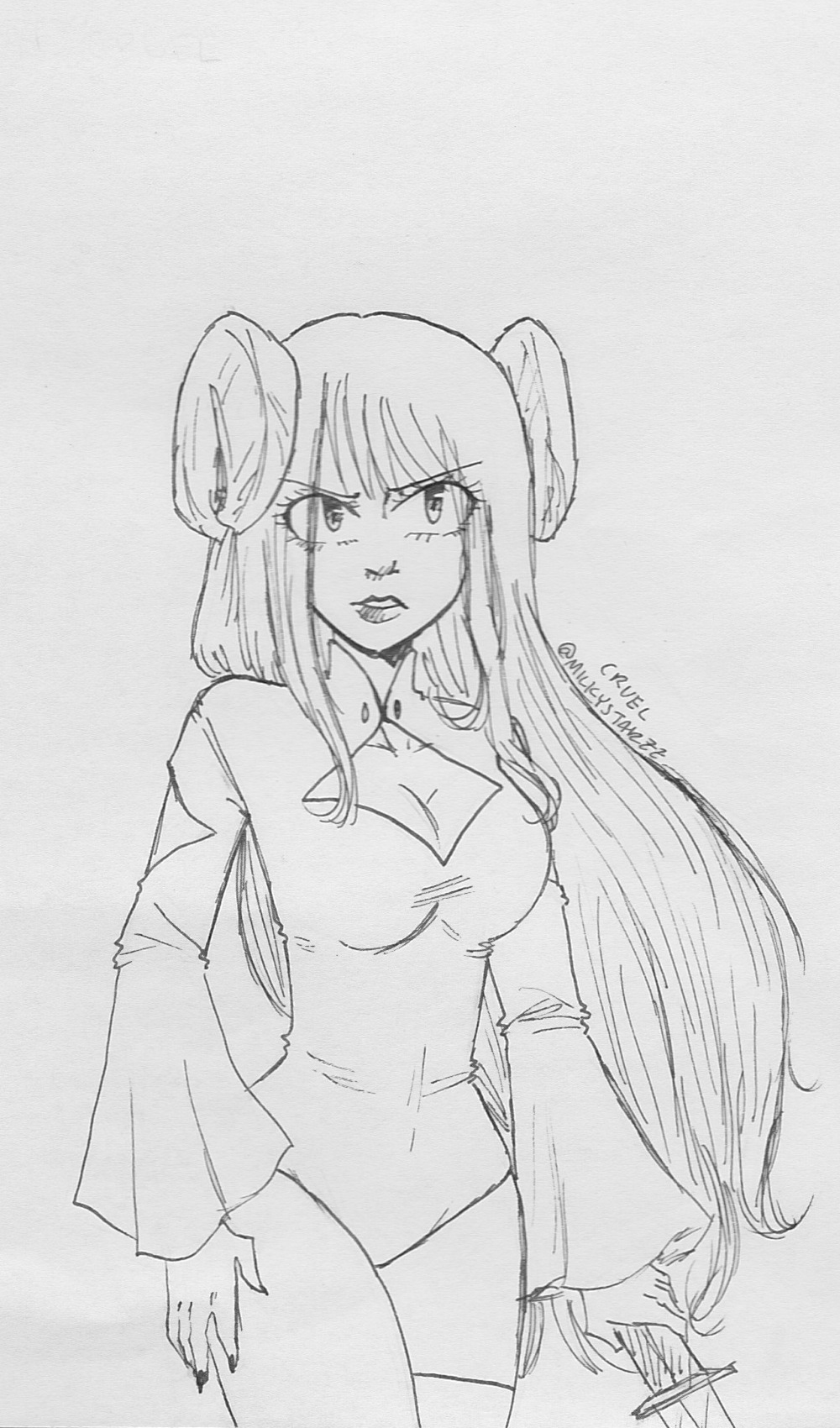 1000x1700 mirajane strauss milkystarzz cruel lesson for today i can't - Mirajane Drawing