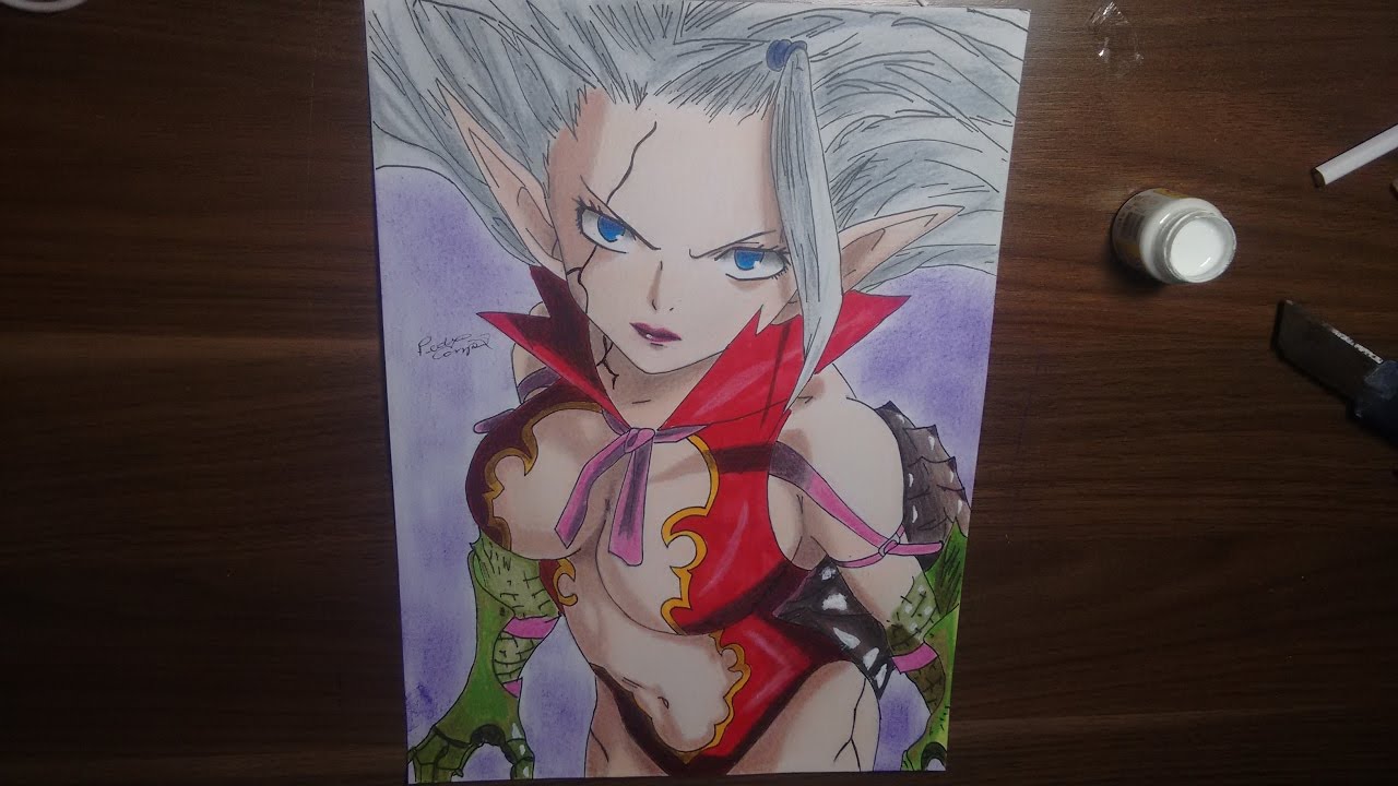 1280x720 speed drawing - Mirajane Drawing