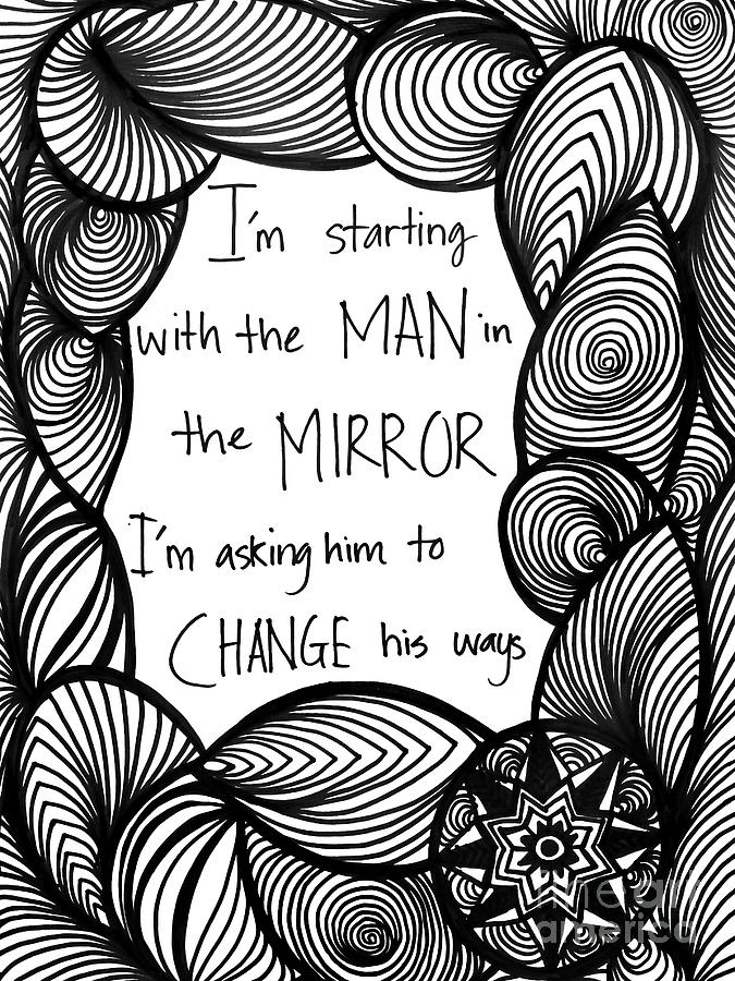 675x900 man in the mirror drawing - Mirror Drawing