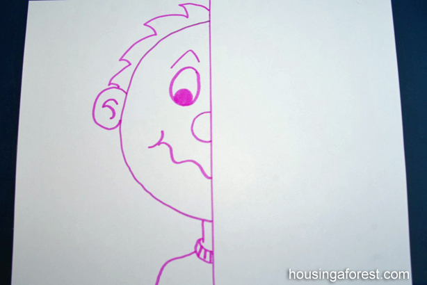 614x410 mirror symmetry drawing housing a forest - Mirror Drawing