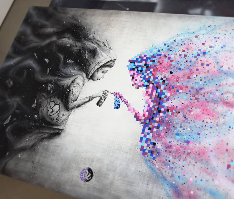 750x640 black mirror drawing - Mirror Drawing