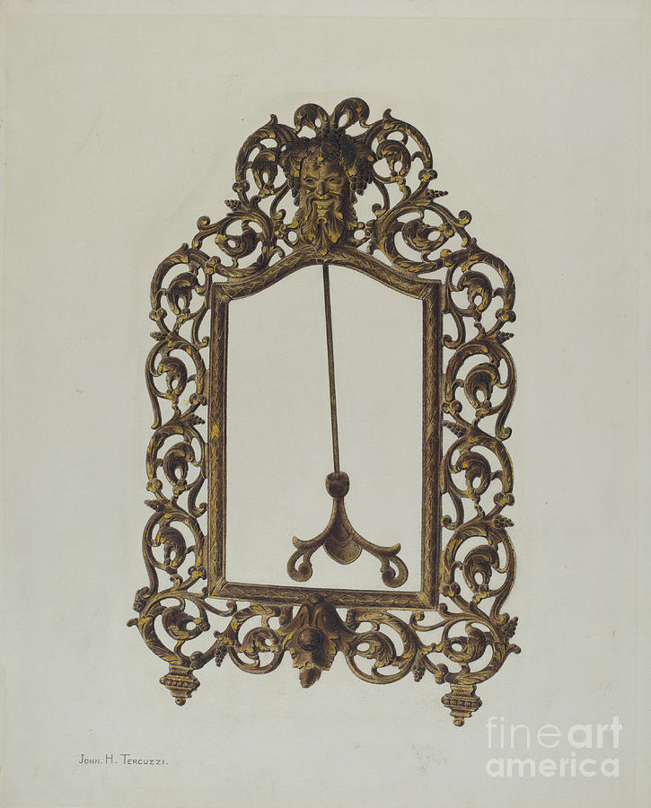 725x900 mirror frame drawing - Mirror Frame Drawing