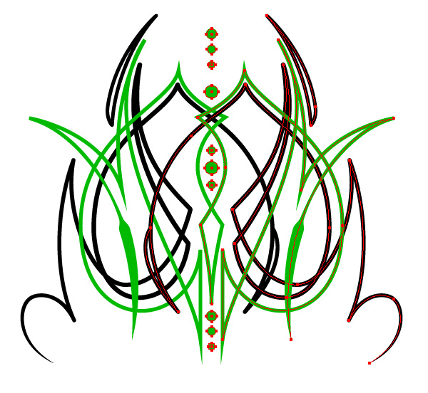 600x552 How To Do Live Mirror Drawing In Adobe Illustrator Cc - Mirror Image Drawing