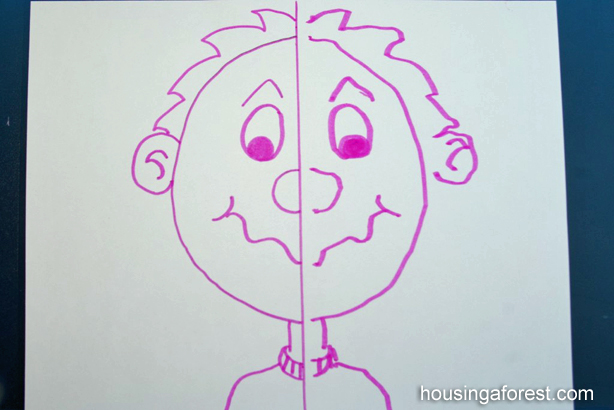 614x410 Mirror Symmetry Drawing Housing A Forest - Mirror Image Drawing