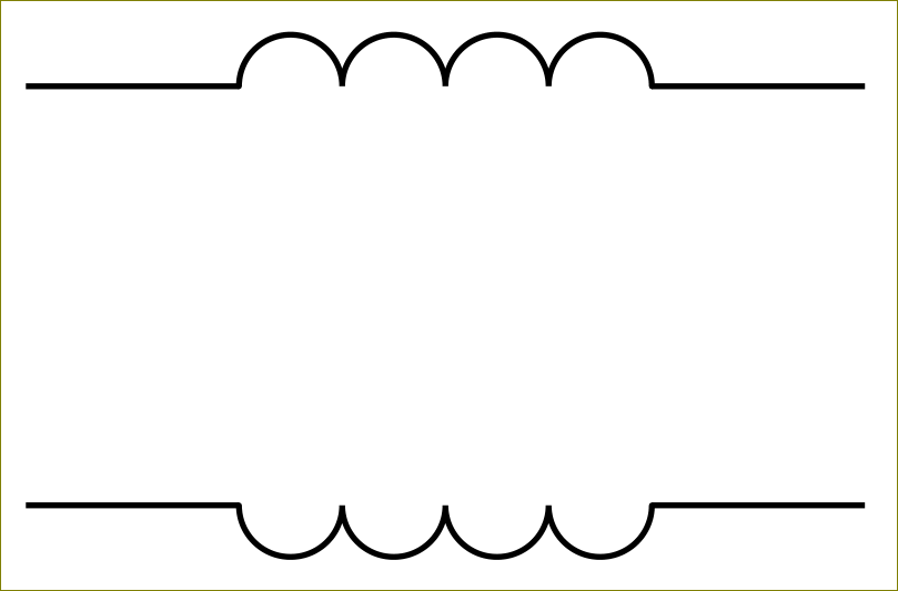809x533 How Can One Drawing A Mirror Image Of An Inductor In Tikz - Mirror Line Drawing