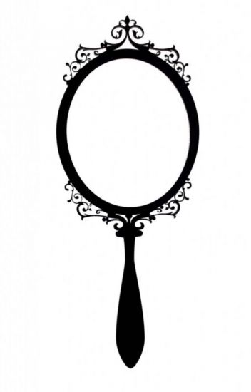 352x550 Magic Mirror - Mirror Line Drawing